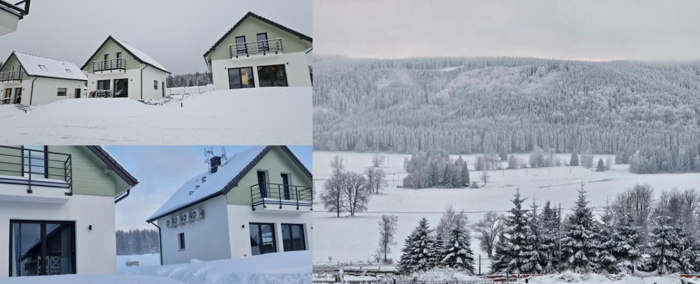 All Season Sauna&Jacuzzi - Klimatyzowane Domki Z Widokiem Na Gory Kotlina Klodzka 4Km Do Zieleniec Ski Arena Lasowka Exterior foto